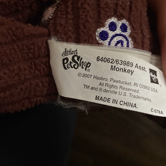 Littlest Pet Shop Monkey Stuffed Animal - Picture 2 of 2